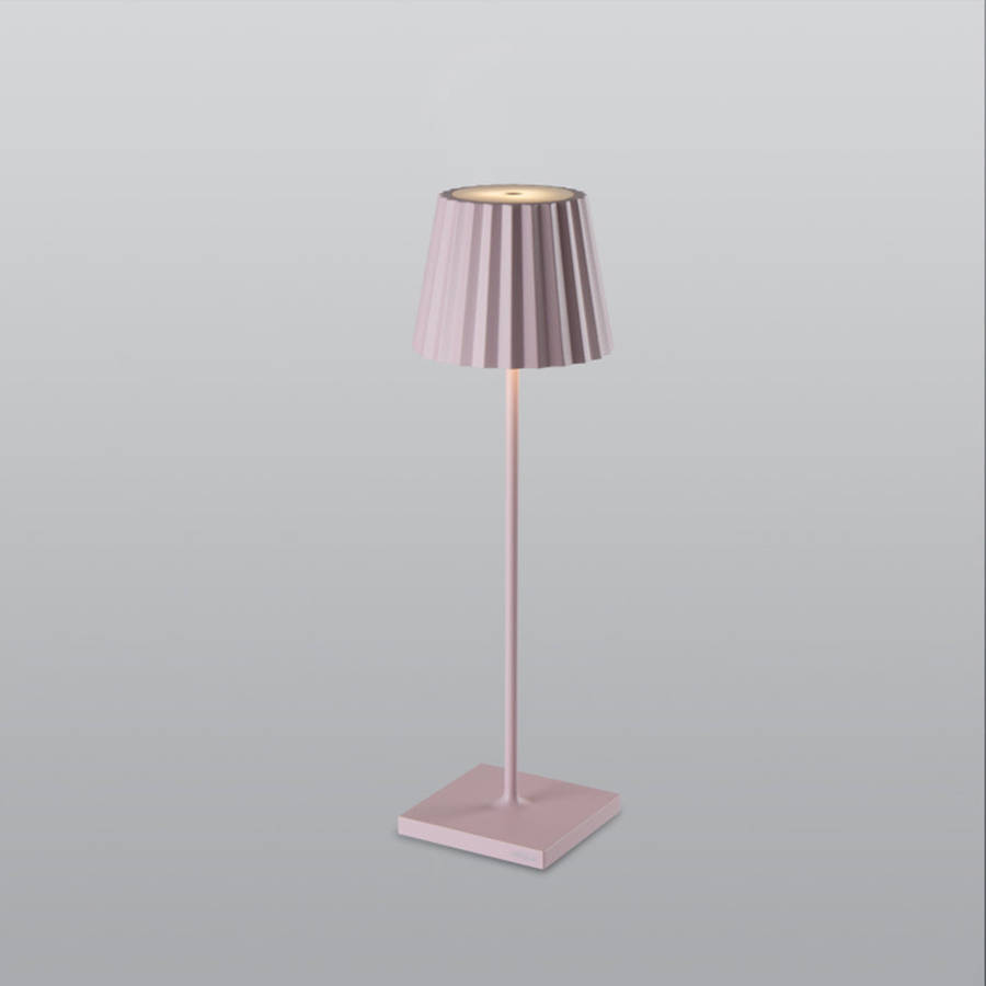 Spazio Plissè Rechargeable LED Table Lamp 2.2W 188lm 2700-3000k
