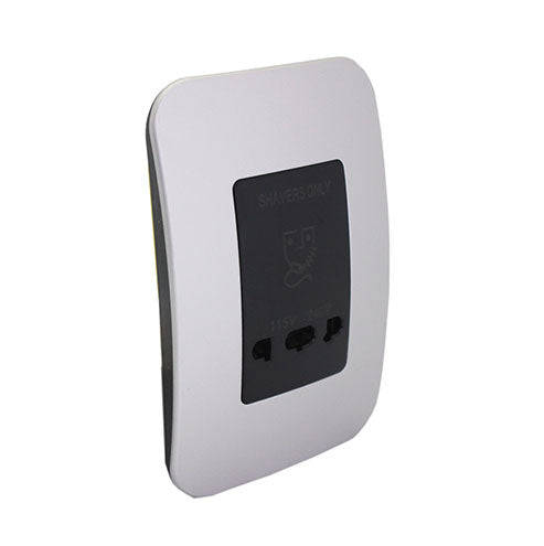 VETi 1 Shaver Socket 4 x 2 - Black Module