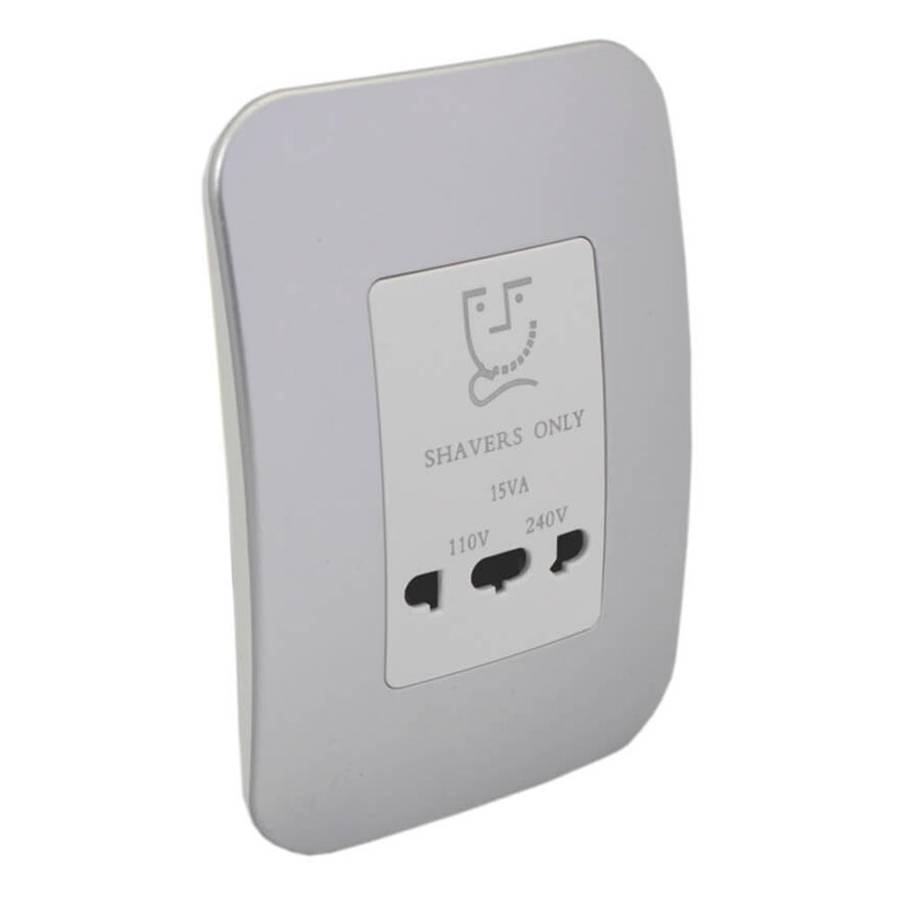VETi 1 Shaver Socket 4 x 2 - White Module