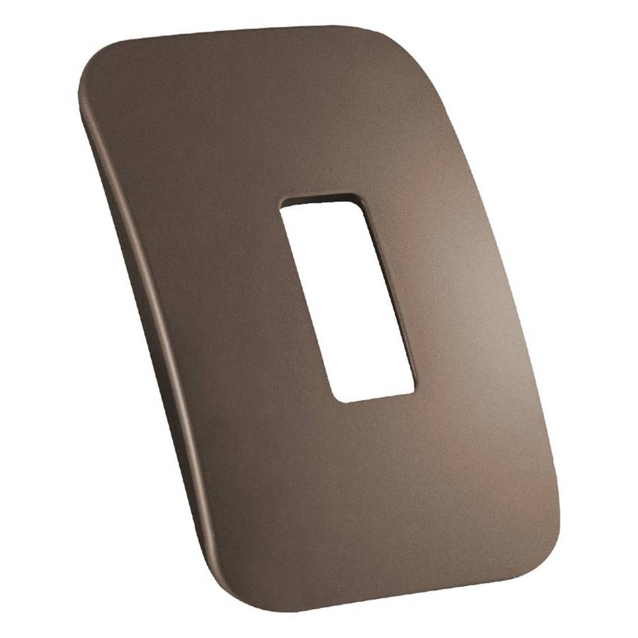 VETi 1 1 Vertical Module Cover Plate 4 x 2 - Black Trim