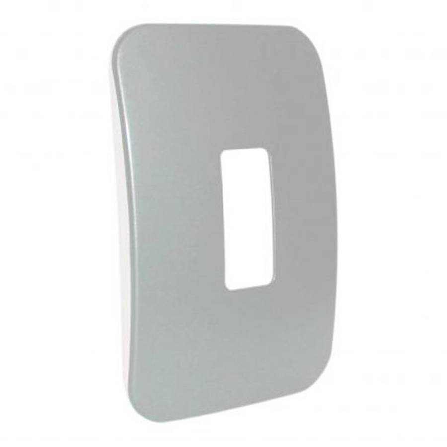 VETi 1 1 Vertical Module Cover Plate 4 x 2 - Black Trim