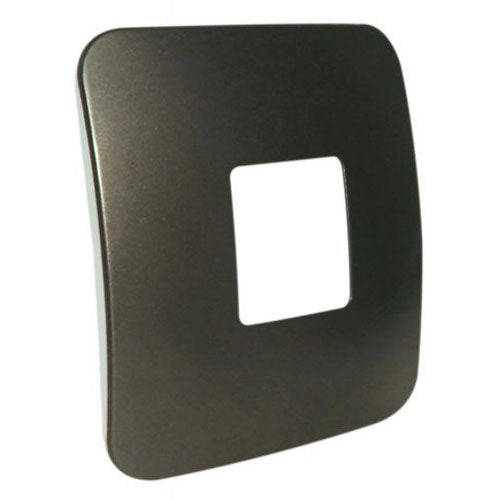VETi 1 Wide Module Cover Plate 4 x 4 - Black Trim