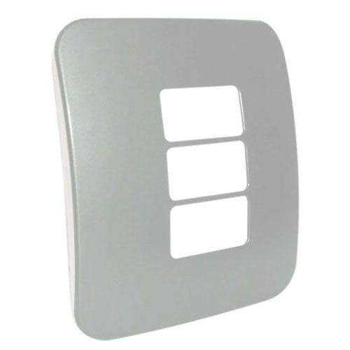 VETi 1 3 Horizontal Module Cover Plate 4 x 4 - Black Trim