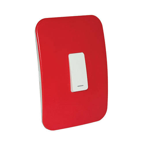 VETi 1 1 Lever 1 Way Light Switch 4 x 2 - White Module