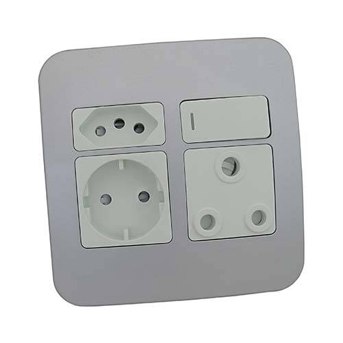 VETi 1 Combo Socket 4 x 4 - White Modules