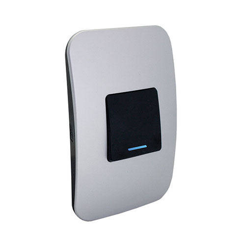 VETi 1 1 Lever 1-Way Wide Light Switch with Locator 4 x 2 - Black Module