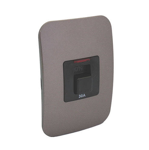 VETi 1 Isolator Switch with Indicator 2P 30A 4 x 2 - Black Module