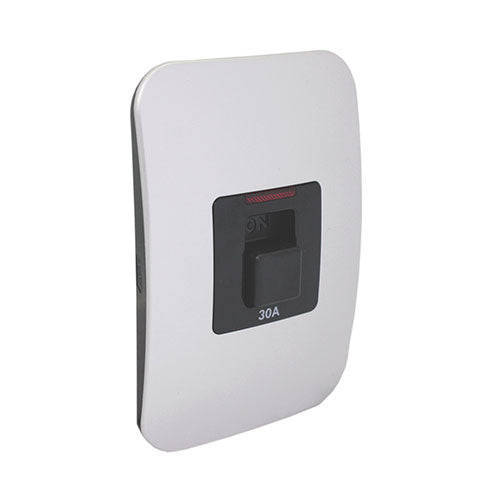 VETi 1 Isolator Switch with Indicator 2P 30A 4 x 2 - Black Module