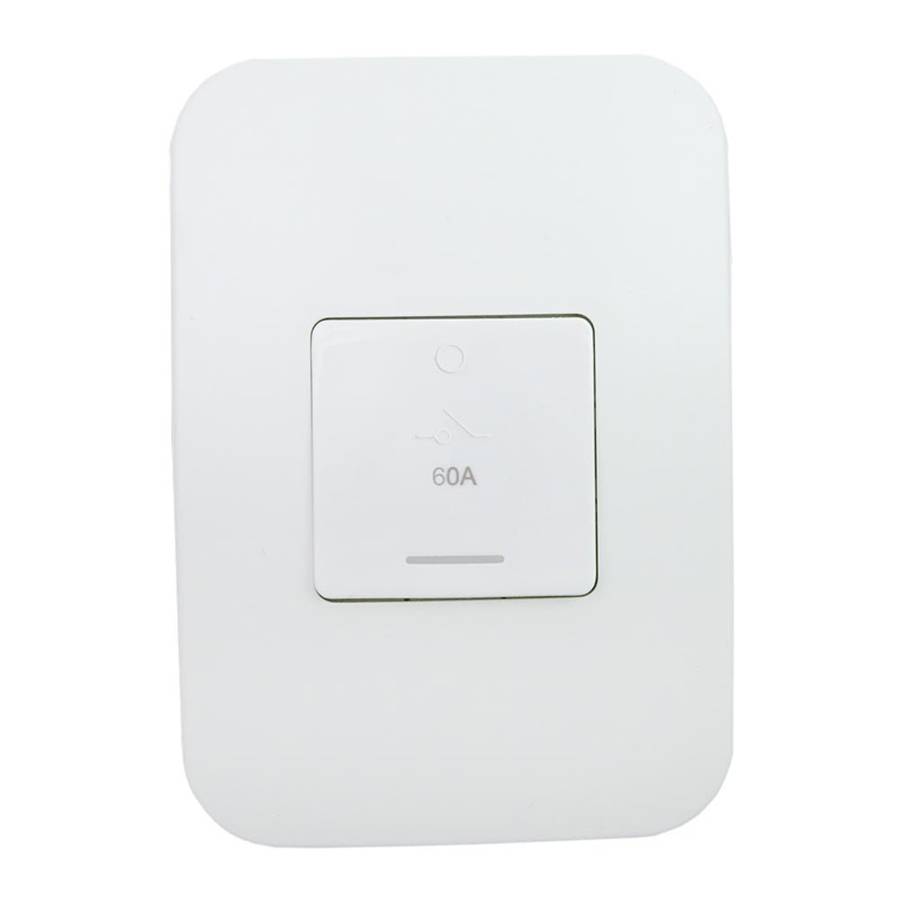 VETi 1 Isolator Switch with Indicator 3P 60A 4 x 2 - White Module