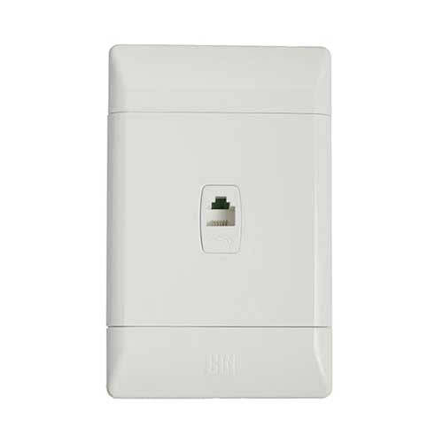 CBi PVC RJ11 Telephone Socket 4 x 2
