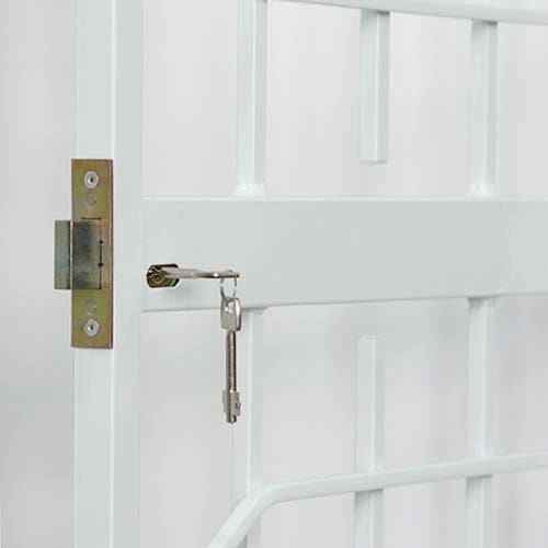 Xpanda Trendi-gate Lockable Security Gate 770mm x 1950mm - White