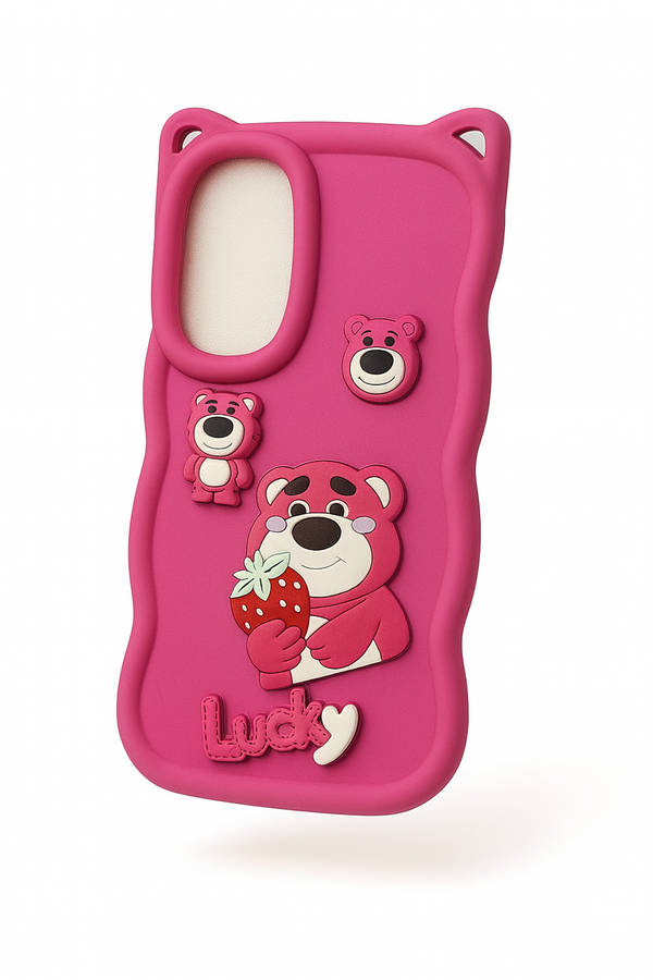 Cute 3D Cartoon Silicone Phone Case Cover Compatible with Samsung A06