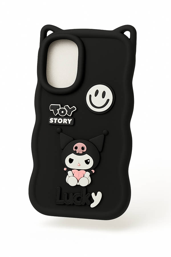 Cute 3D Cartoon Silicone Phone Case Cover Compatible with Samsung A06