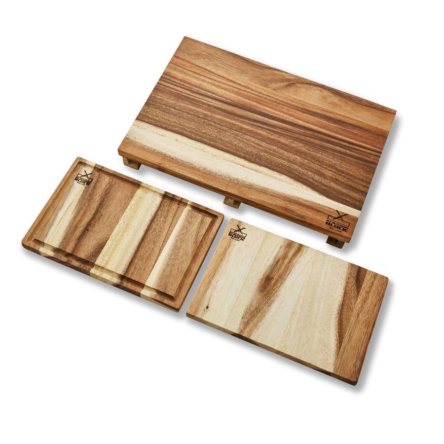 3-in-1 Wooden Chopping Board Set  Versatile & Hygienic