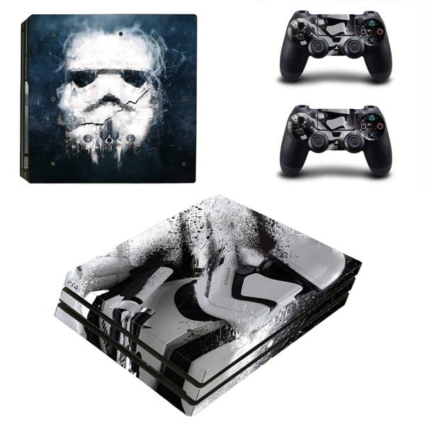 SkinNit Decal Sticker Skin For PS4 Pro: Stormtrooper 2019