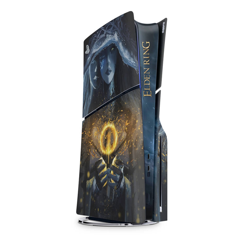 SkinNit Decal Sticker Skin For PS5 Slim : Elden Ring