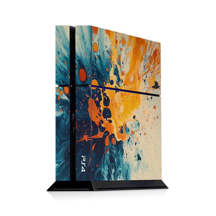 Decal Skin Sticker for PS4: Abstract Splash Art