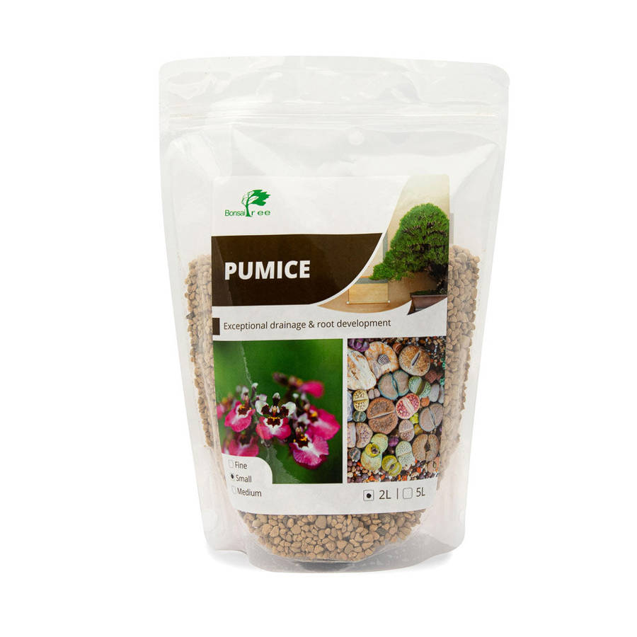 Japanese Pumice (Hyuga), Small, 3-6mm - 2L bag