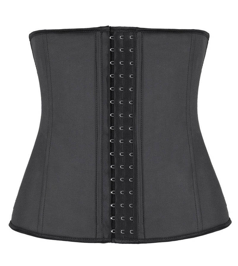 Latex waist training corset - M / Black
