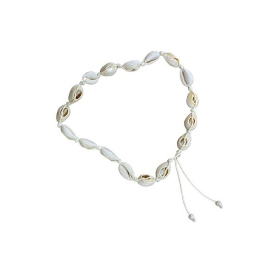 Shell and White Sting Necklace