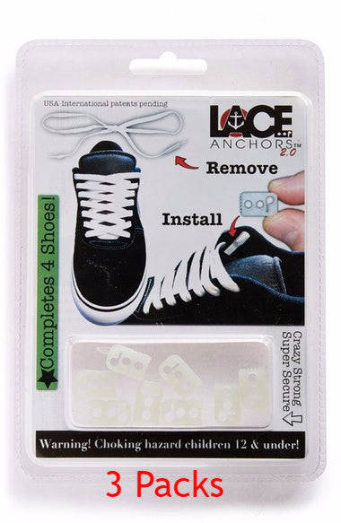 Lace Anchors (3 pack bundle)