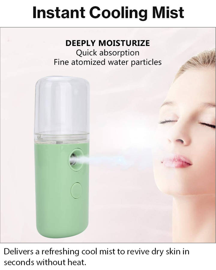 Portable Nano Mist Sprayer 30 ml  USB Rechargeable Facial Mister
