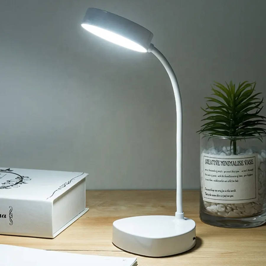 Norden Rechargeable LED Flexible Desk/Bedside Lamp | Touch Control, Natural, White &amp; Warm Lig...
