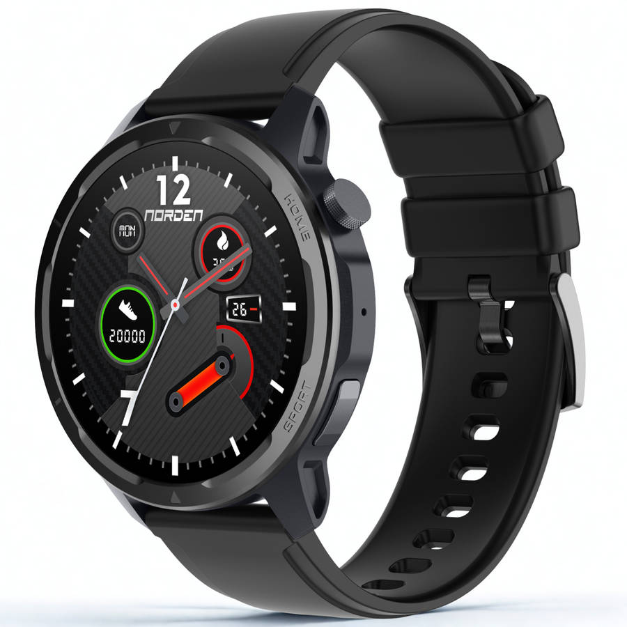 Norden Target Smart Watch 1.39 inch HD TFT Full Touch Screen Black - Good Condition