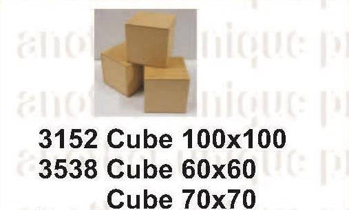 Cube -block 100x100x100 3mm