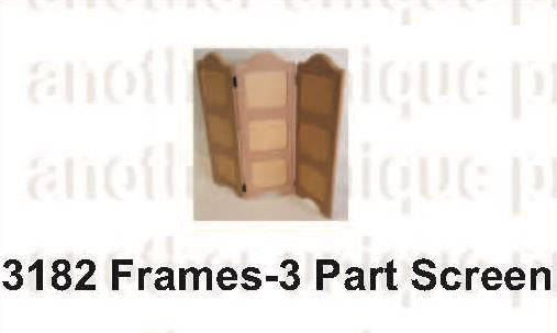 Frames 3 Part Photo Screen400x420- all in millimeters