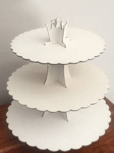 Cupcake stand- crown - measure 325 x 320mm - 3mm mdf