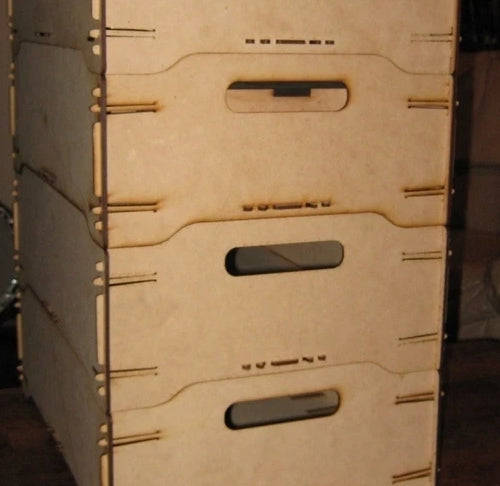 Stackable storage box  300x200x100mm in 3mm