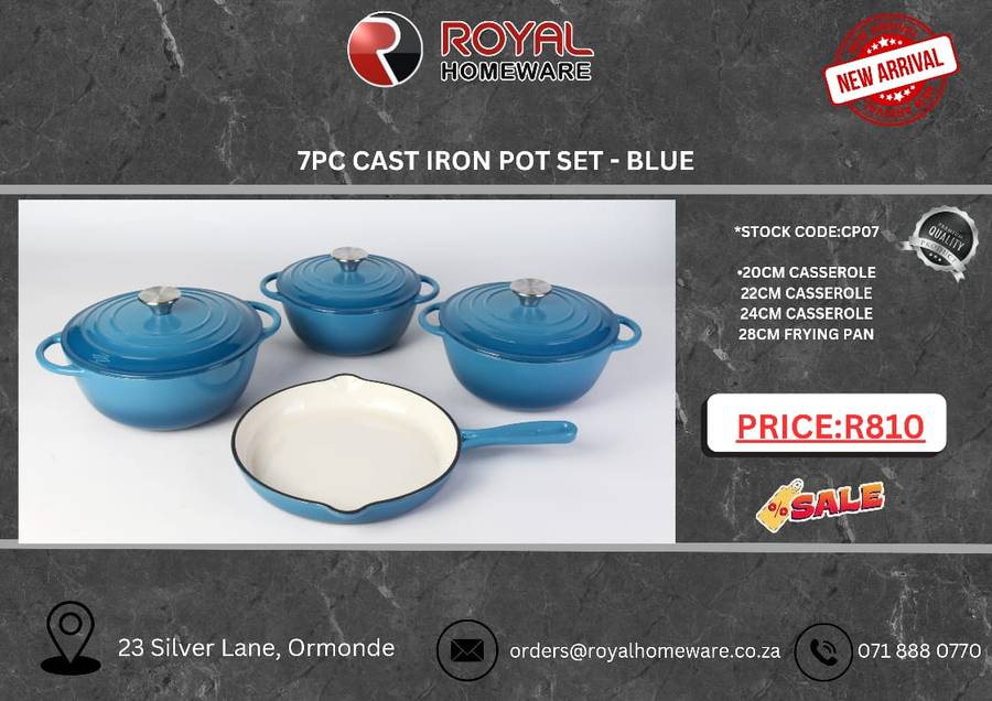 Cast iron pots