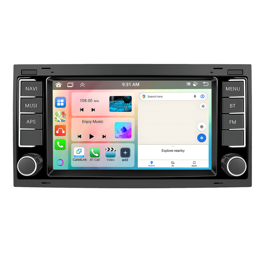 Volkswagen Touareg 2004-2010 OEM Look | 9" Android Touch Screen Radio | Wireless CarPlay & Androi...