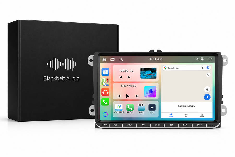 Volkswagen Universal | 7" Android Touch Screen Radio | Wireless CarPlay & Android Auto | GPS | Bl...
