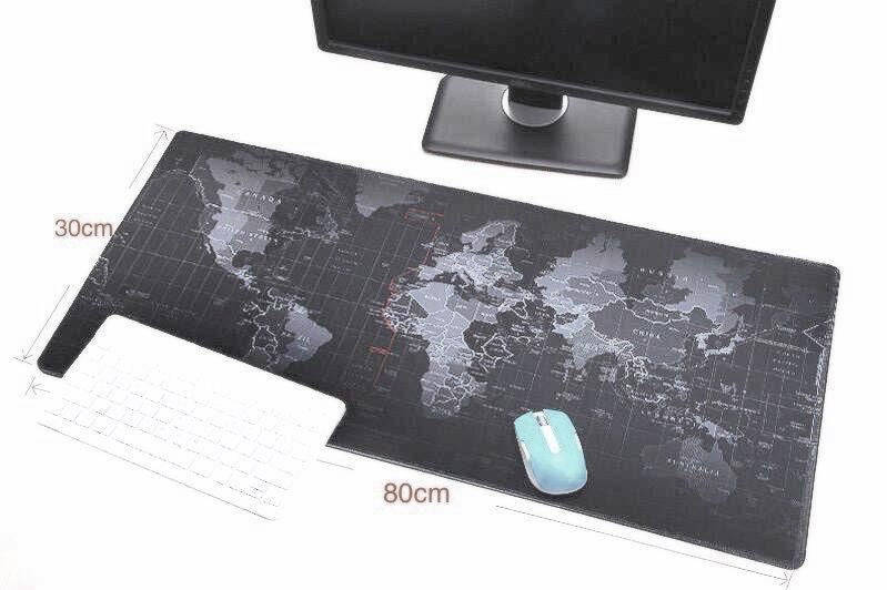 Extended World Map Mouse Pad