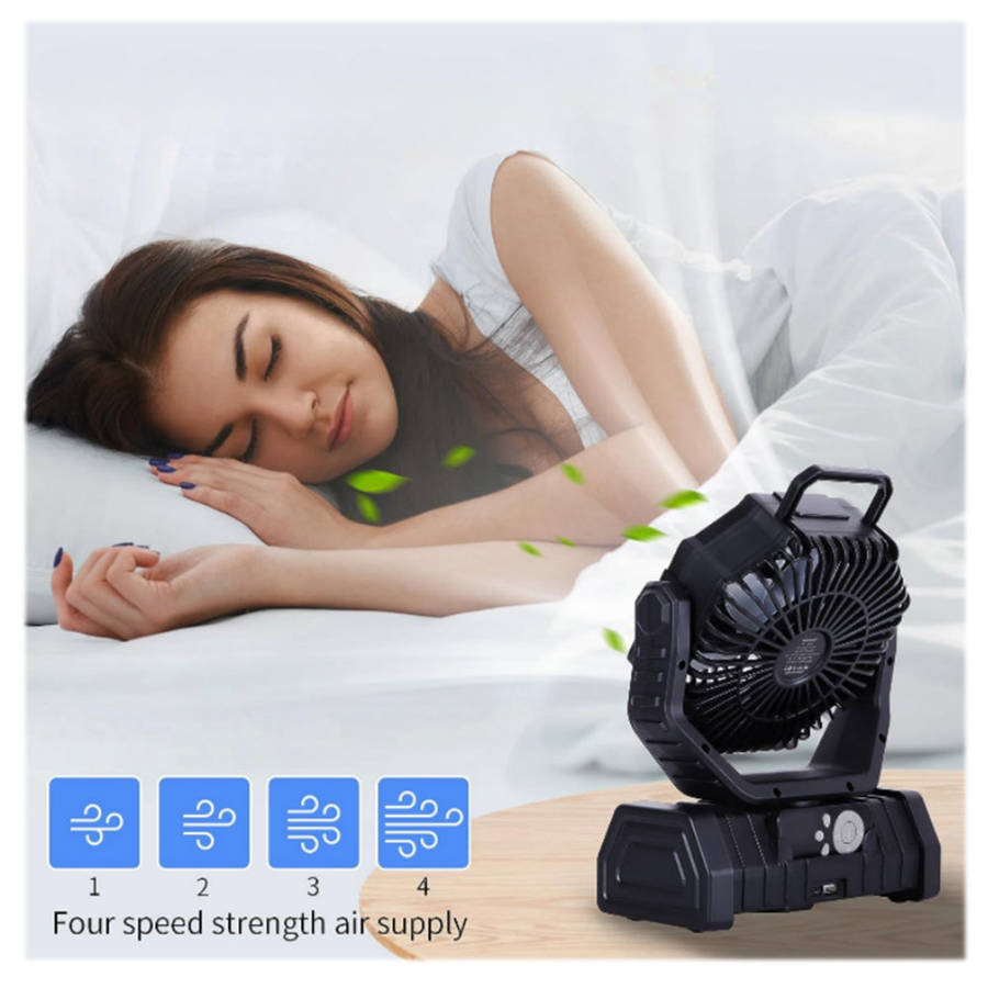 Outdoor/Camping 3-in-1 Unit (Fan, LED Light and Powerbank)