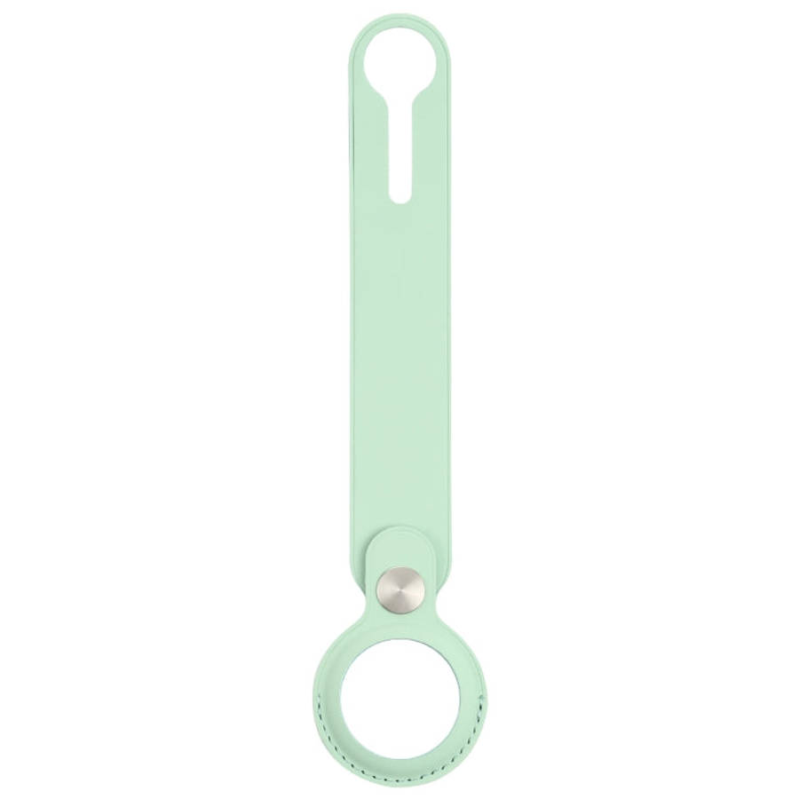 Anti-scratch Polyurethane Case Cover with Hang Loop for AirTag 2nd Gen / AirTag 1st Gen