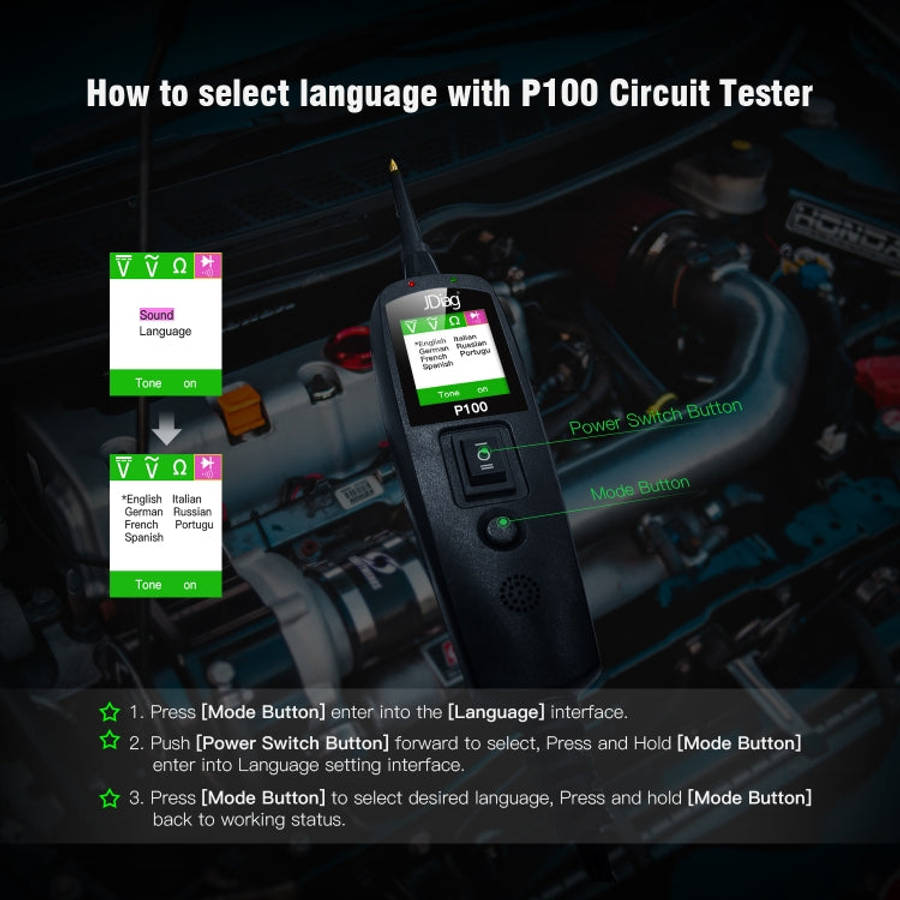 TopDiag P100 Car Circuit Intelligent Analyzer Diagnostic Instrument, Cable Length: 10m, TopDiag P...