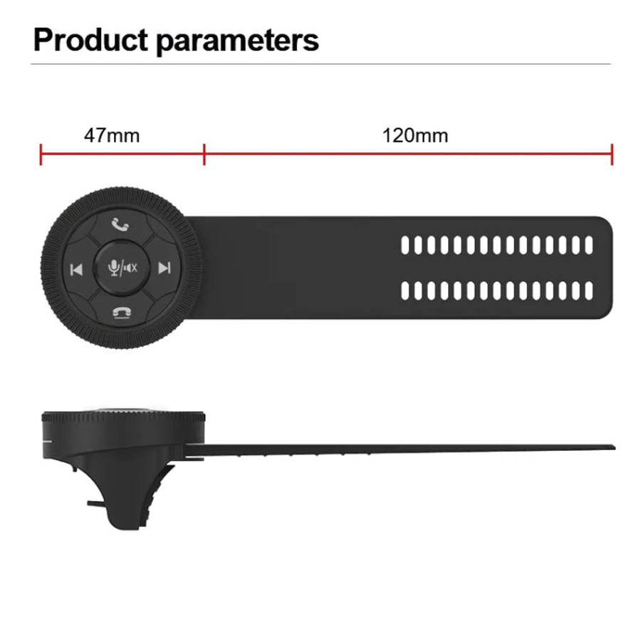 Universal Strap Shape Steering Wheel Remote Control Car Multimedia Wireless Button Remote Control...