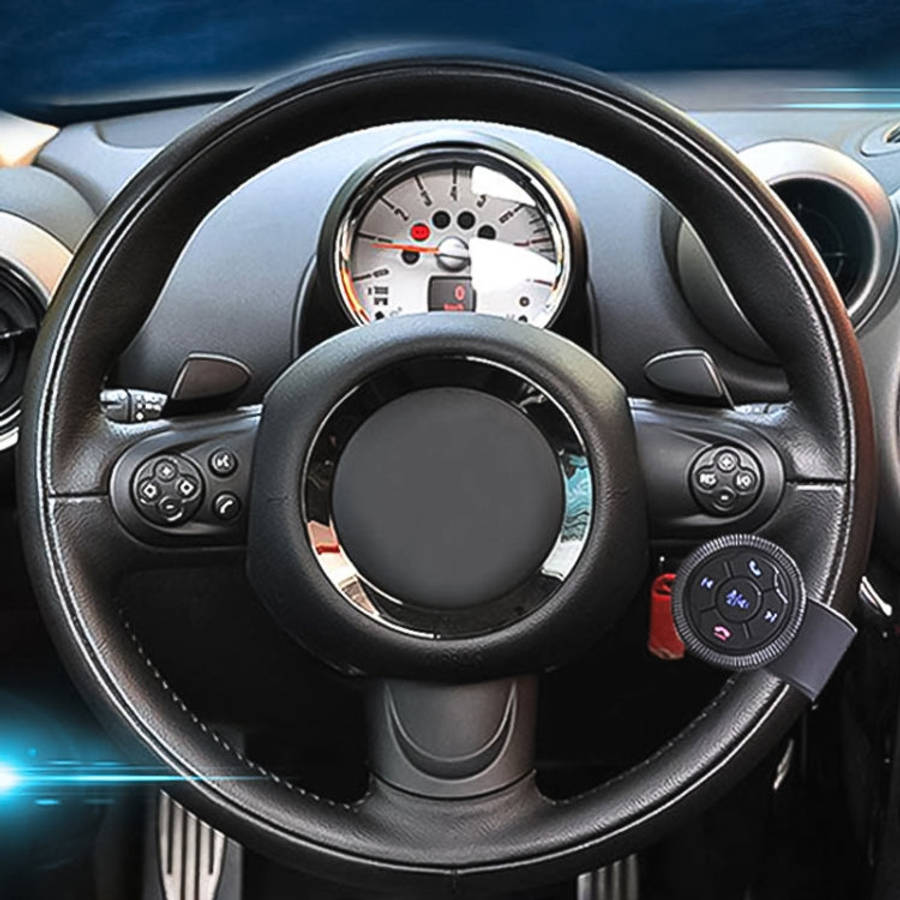 Universal Strap Shape Steering Wheel Remote Control Car Multimedia Wireless Button Remote Control...