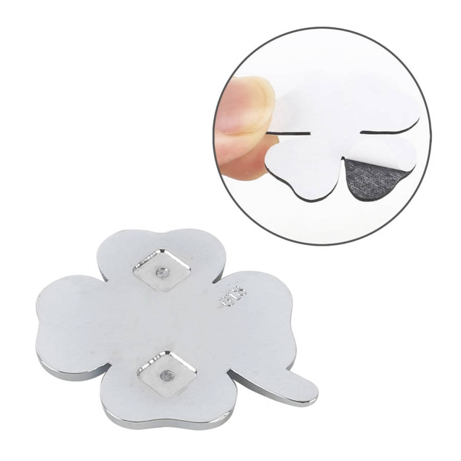 Four Leaf Clover Luck Symbol Badge Labeling Sticker Styling Car Decoration, Size: 4x3x0.3cm, Size...