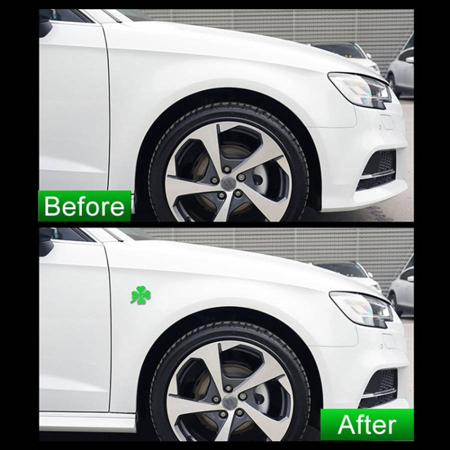 Four Leaf Clover Luck Symbol Badge Labeling Sticker Styling Car Decoration, Size: 4x3x0.3cm, Size...