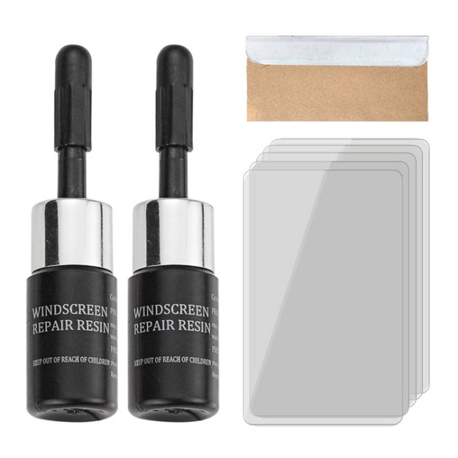 2 in 1 3ml Paintless Dent Removal Car Window Windshield Repair Fluid with Tool, 2 in 1 Repair Flu...