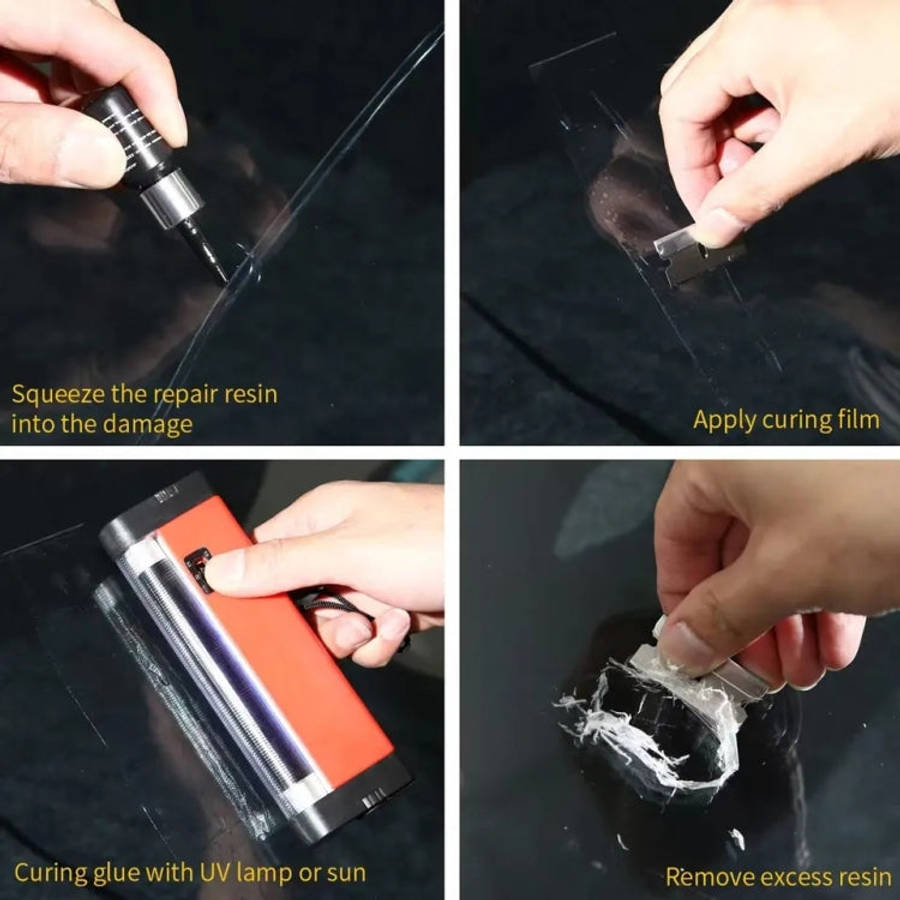 2 in 1 3ml Paintless Dent Removal Car Window Windshield Repair Fluid with Tool, 2 in 1 Repair Flu...