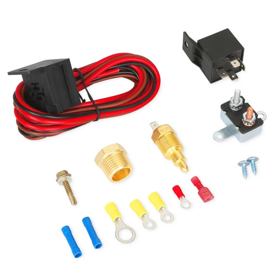 Car Temperature Sensor Switch Electric Cooling Fan Thermostat Wire Harness Assembly, Temperature ...