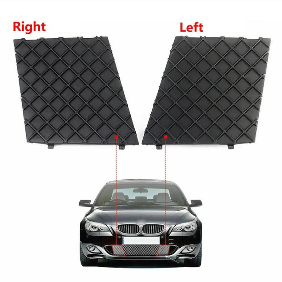 For BMW E60 2003-2010 1 Pair Car Front Bumper Lower Grille Cover 51117897184, For BMW E60 2003-2010
