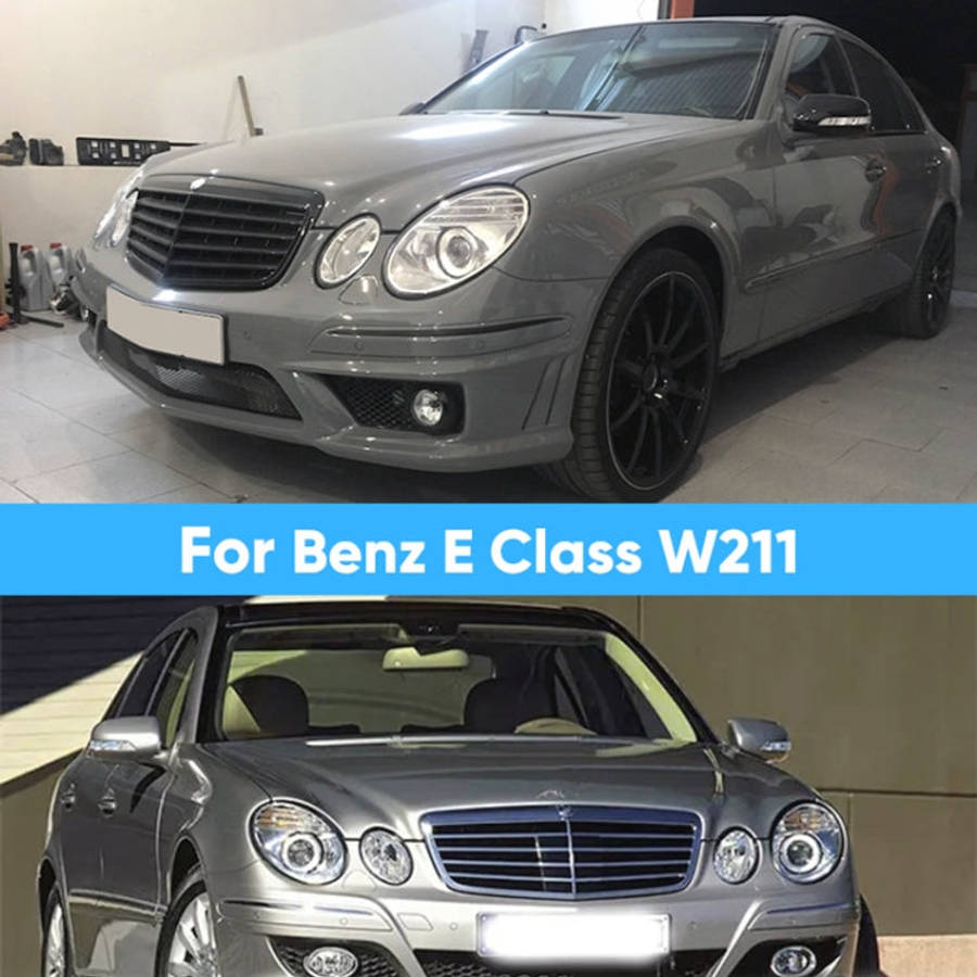 For Mercedes-Benz E-Class W211 2002-2008 Car Left Side Headlight Transparent Protective Cover 211...