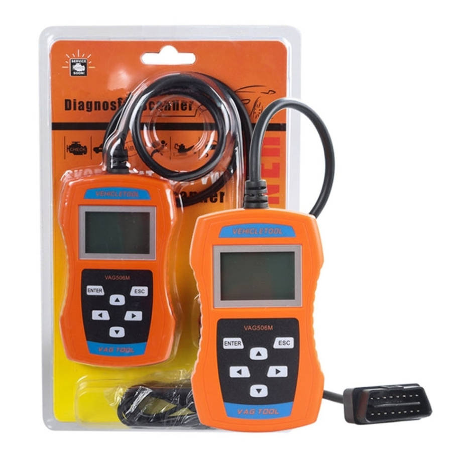 VAG506M Car Mini Code Reader OBD2 Fault Detector Diagnostic Tool, Southern European Version, VAG5...