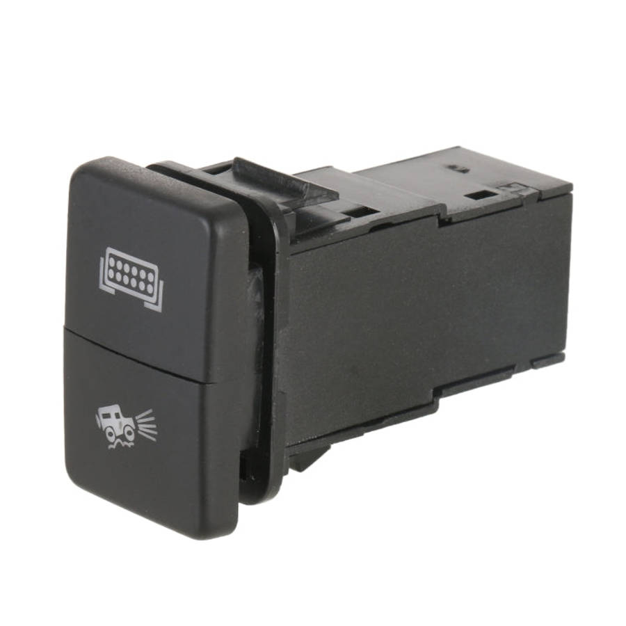 TS-202 For Toyota Blue-green Light Car Small Dual Control Switch with Lock, with Lock 5